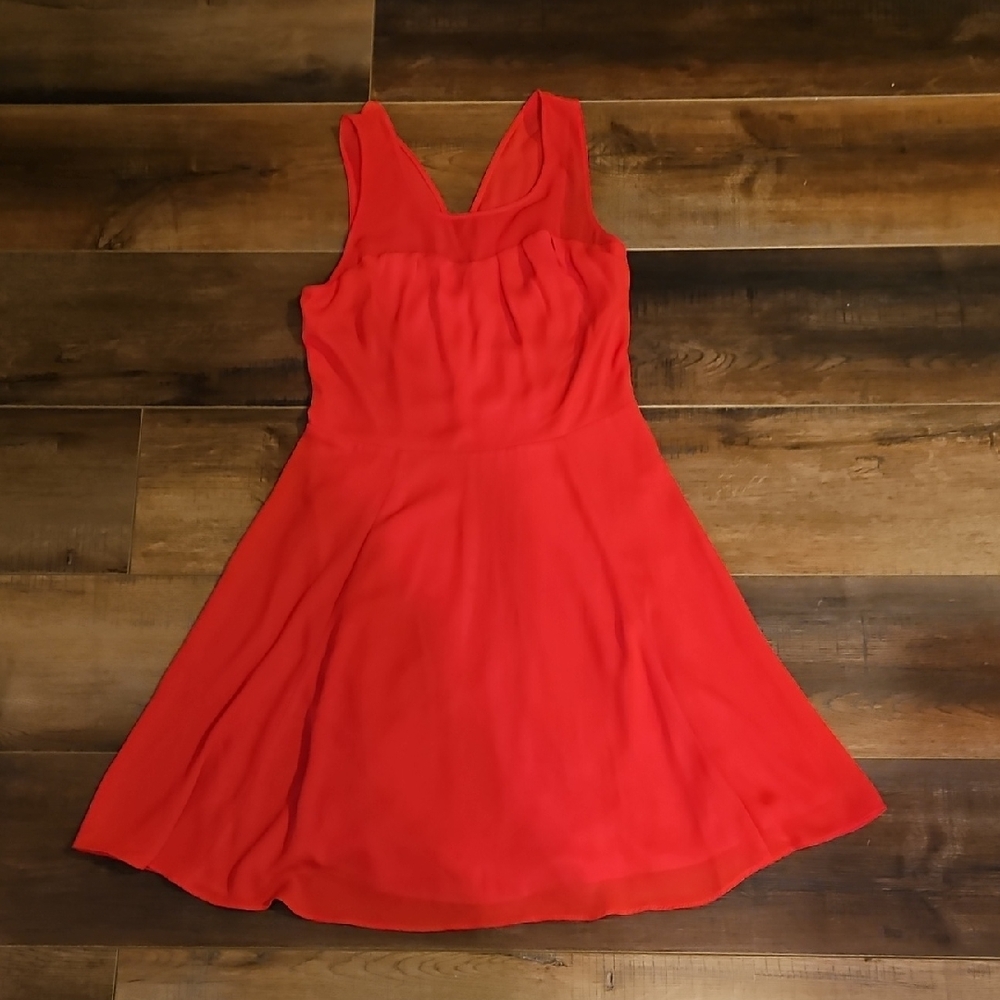 Express Vibrant Red Mini Dress
